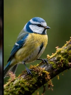 Small songbird perched on a branch